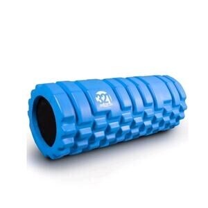 321 STRONG Blue Foam Roller Deep Tissue Massager Medium Density for Muscles NEW